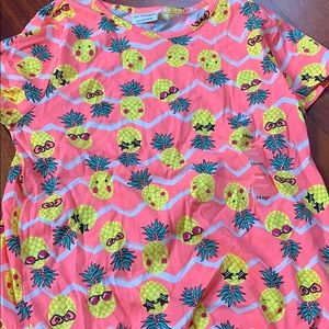 Pineapple short sleeve shirt
